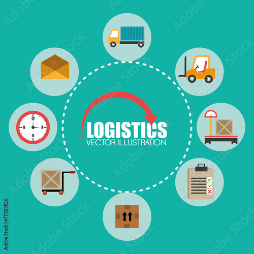 Delivery design, vector illustration.