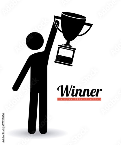 Competition design, vector illustration.