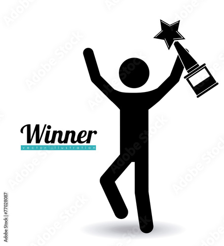 Competition design, vector illustration.