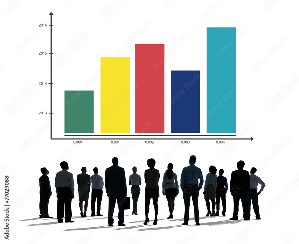 Bar Graph Growth Success Business Chart Concept Bar Graph Growth Success Business Chart Concept