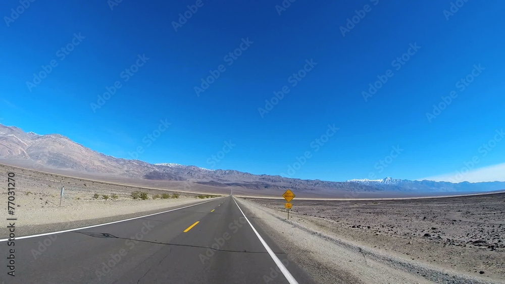 POV Death Valley driving desert landscape Wilderness Mojave Desert California USA POV Death Valley driving desert landscape Wilderness Mojave Desert California USA
