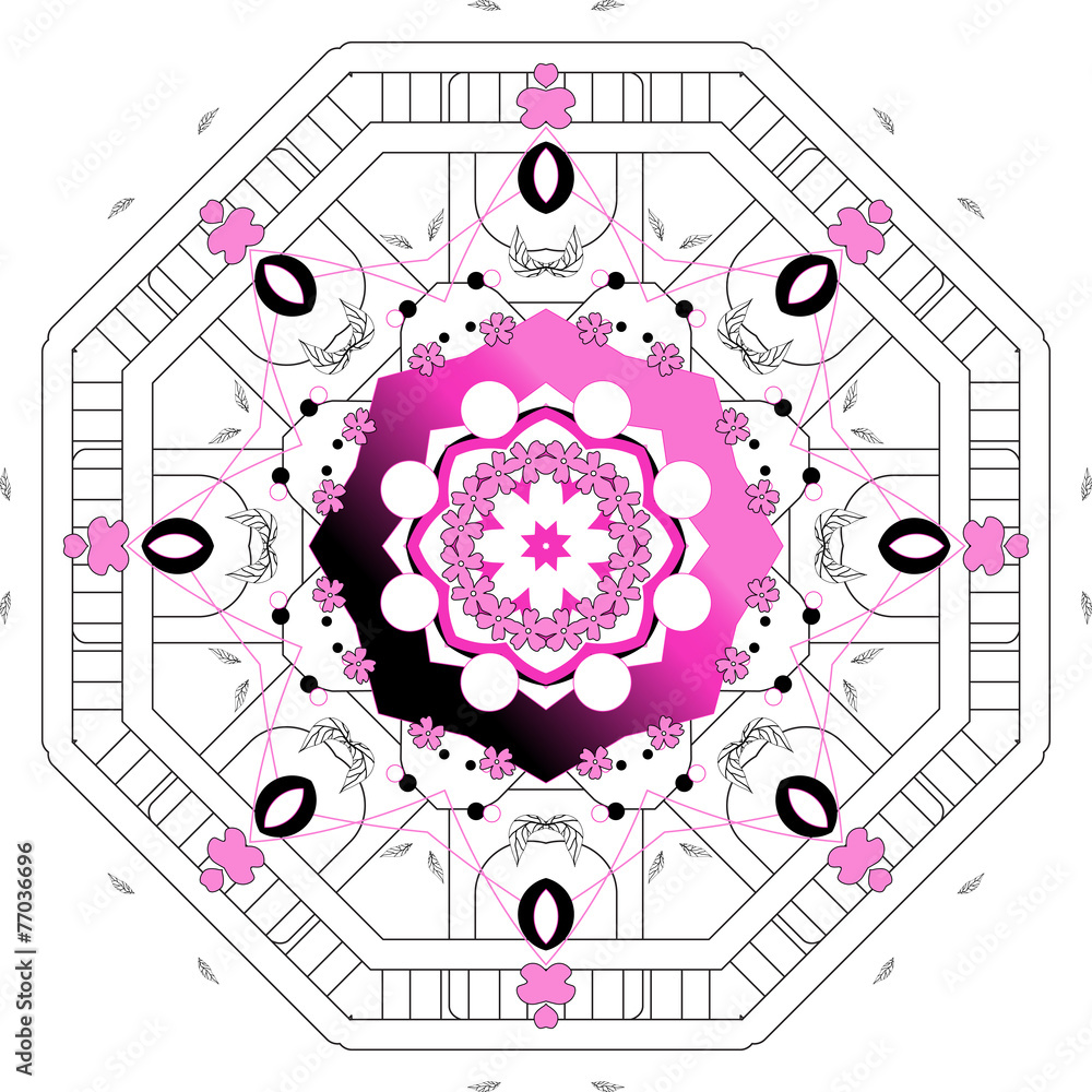 Obraz premium Pink663