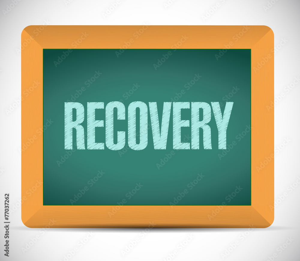 recovery board sign illustration design recovery board sign illustration design