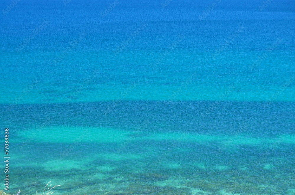 Amazing blue ocean. Hallett Cove, South Australia.