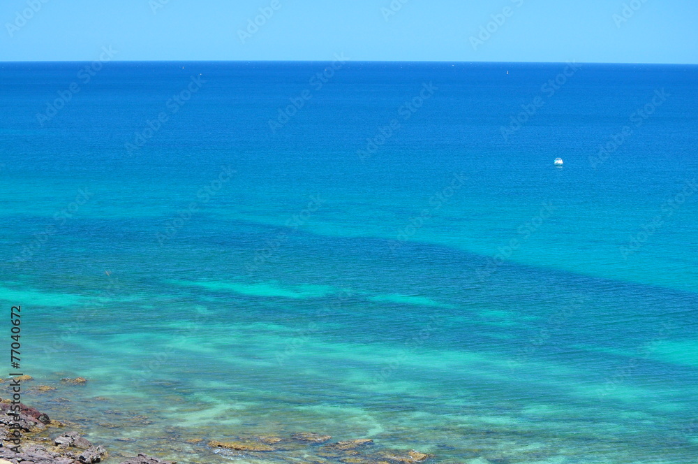 Amazing blue ocean landscape. South Australia.