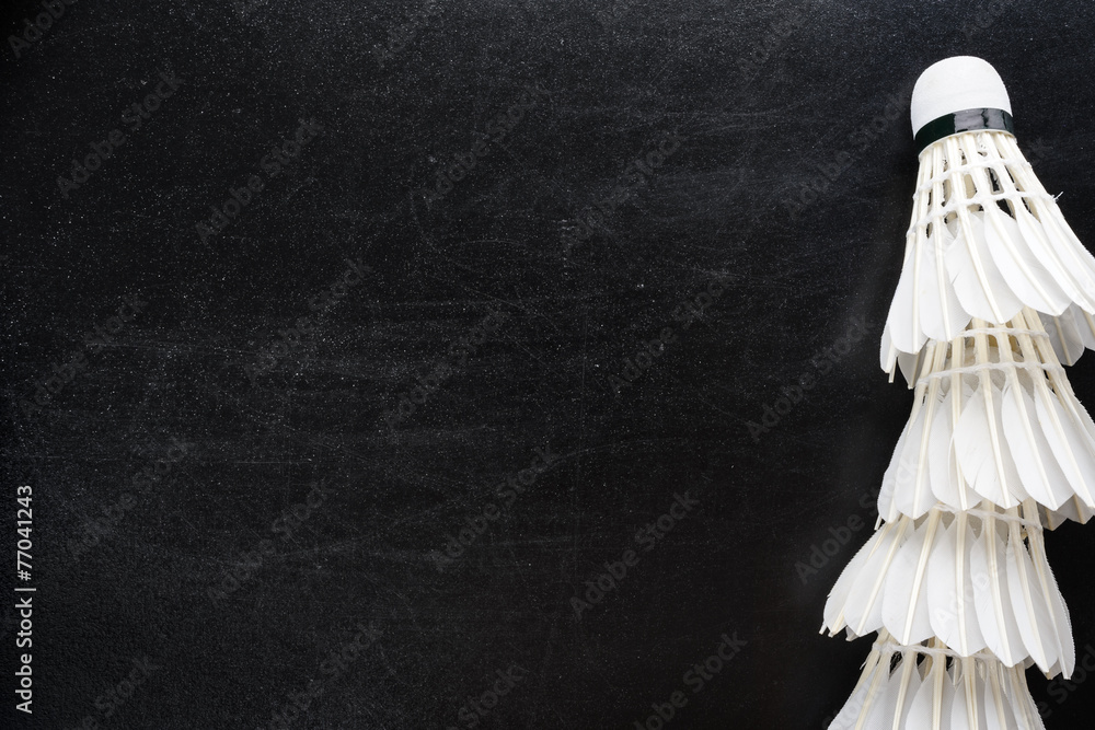 shuttlecocks background Stock Photo | Adobe Stock