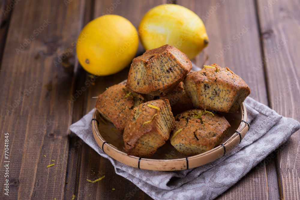 Muffins with lemon Muffins with lemon