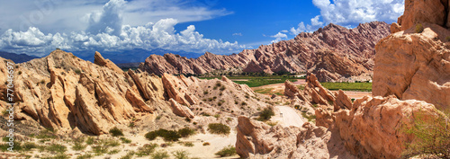 Canyon Corte, Quebrada de las Flechas, Salta, Argentina photo