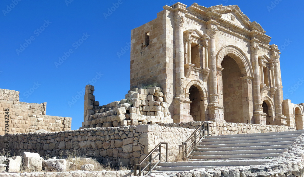 Roman Temple in the city of Jerash