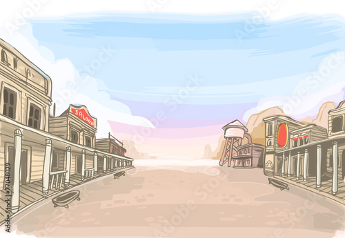 Old Wilde West Scenery