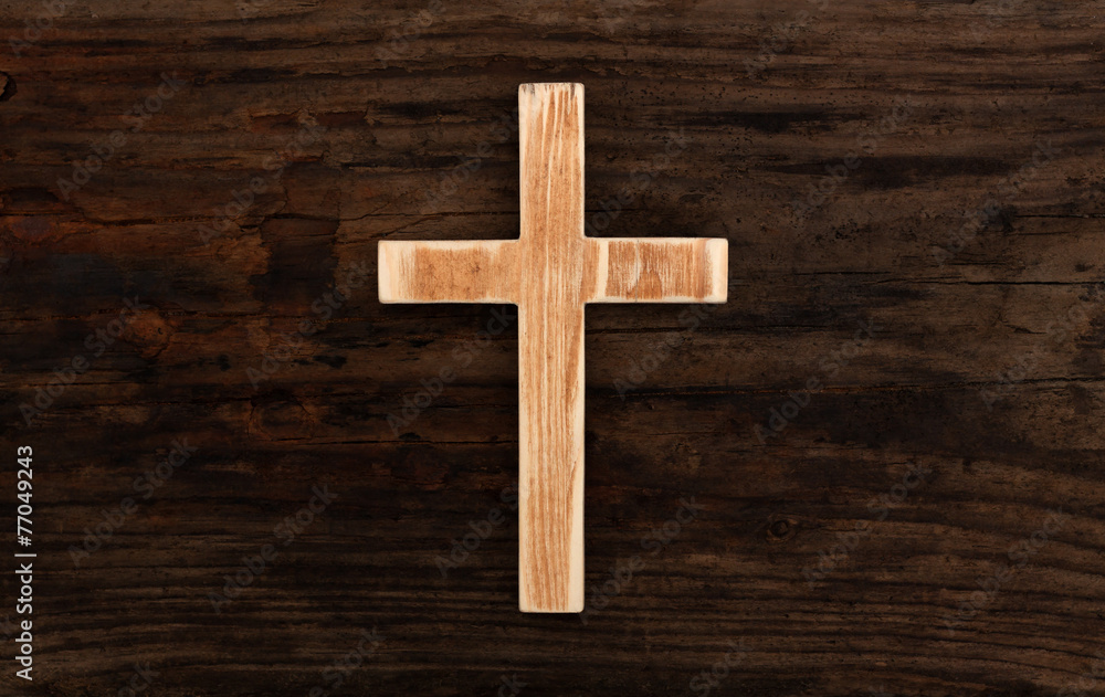 cross christian wood wooden background old rustic