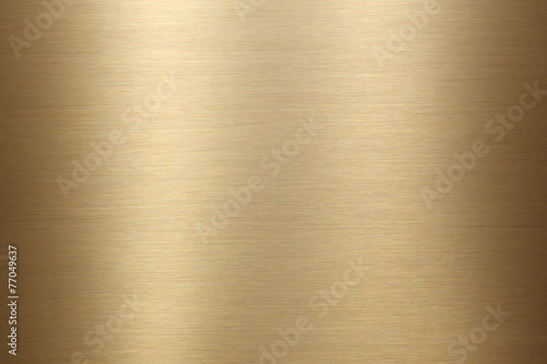 Brushed gold metal background texture photo