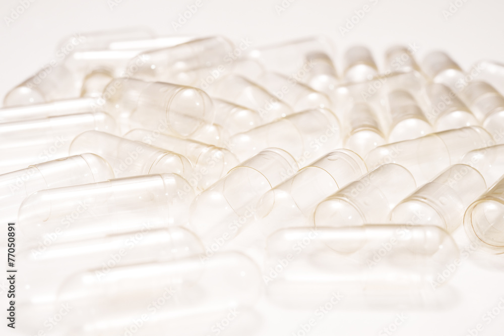 empty capsules for medicine background empty capsules for medicine background