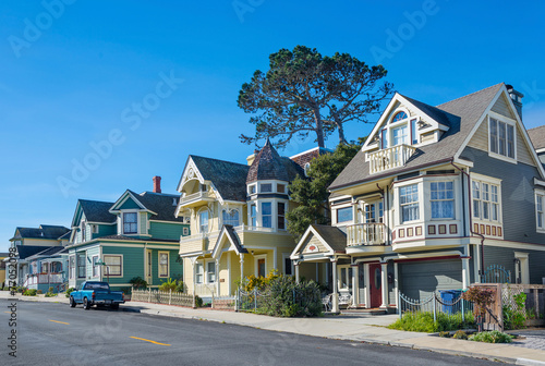 Obraz na płótnie Street in Pacific Grove, Monterey, California, USA w salonie