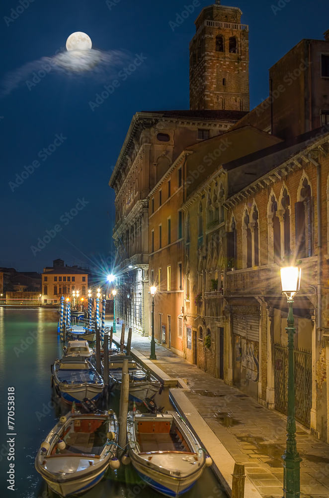 Fototapeta premium Moonlight in Venice