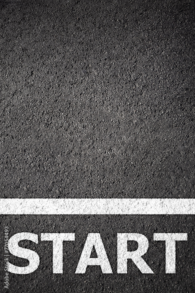 Fototapeta premium start