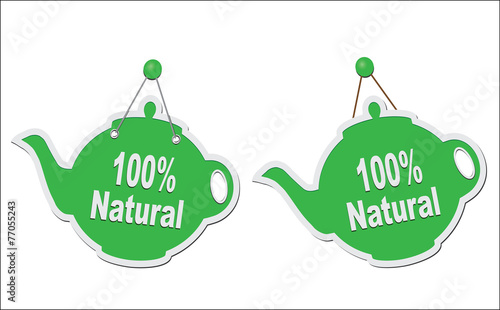 Sign - 100% natural