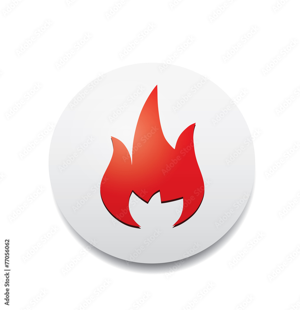 Symbol of fire. Symbol of fire.