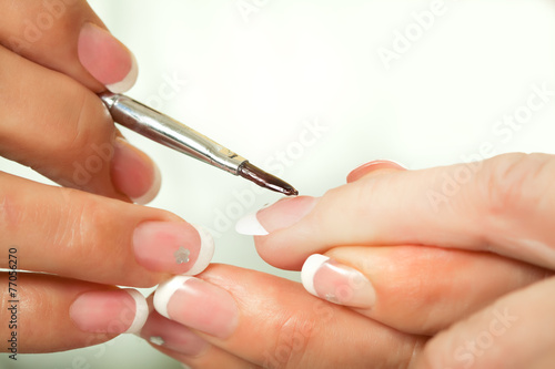 Creating woman s nails