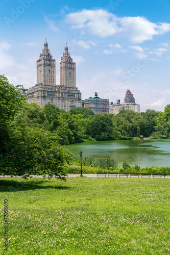 Central Park The Lake Manhattan New York