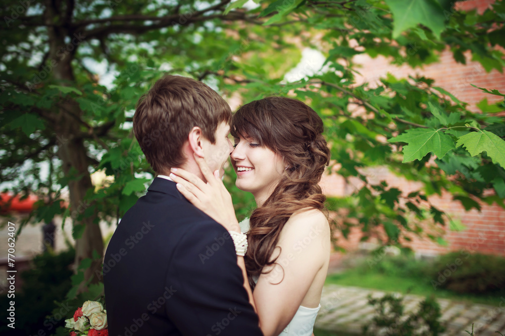 Fototapeta premium Bride and groom