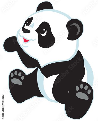 Fototapeta Naklejka Na Ścianę i Meble -  cartoon panda