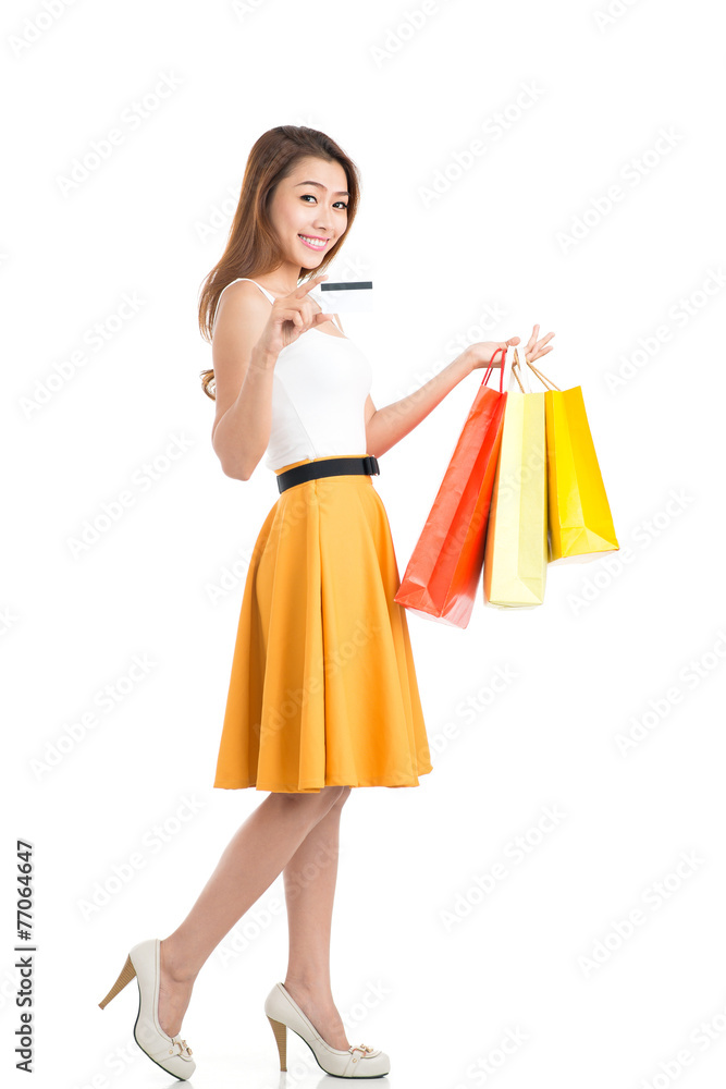Happy shopper