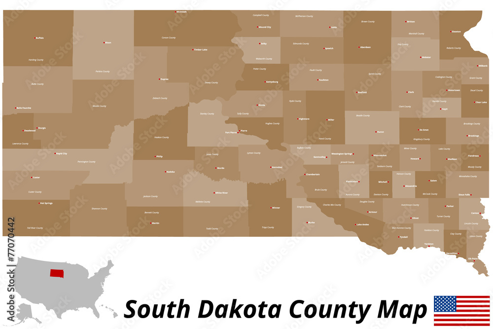 sd county map