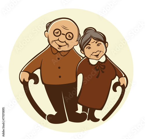 happy old people