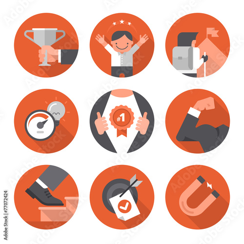 Icons of Motivation and Setting Goals