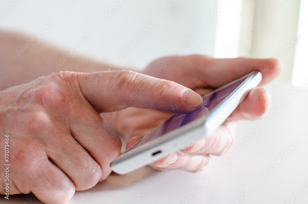 Using of a smartphone Using of a smartphone