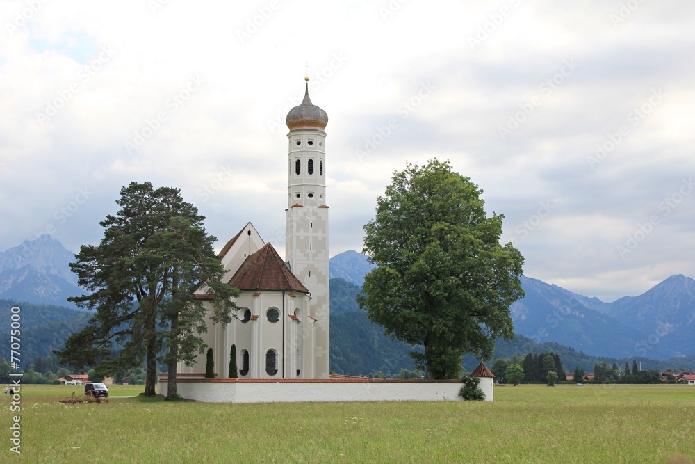 St Coloman Church, near Fussen, Bavaria