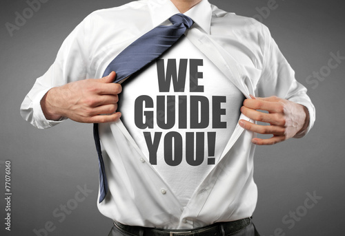 Obraz na płótnie We guide you!
