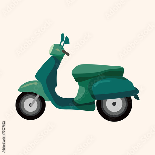 transportation motor theme elements vector, eps