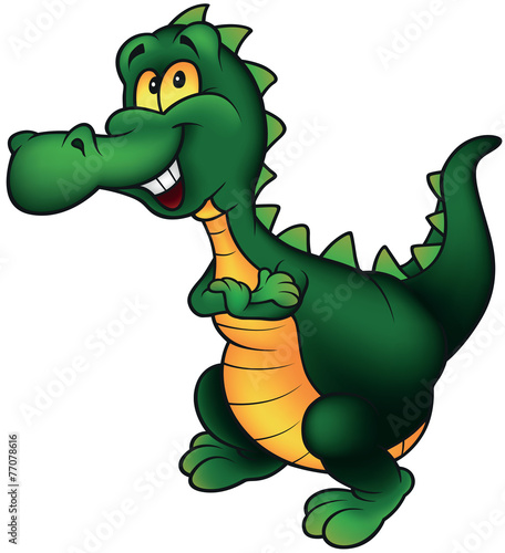 Cheerful Smiling Dino