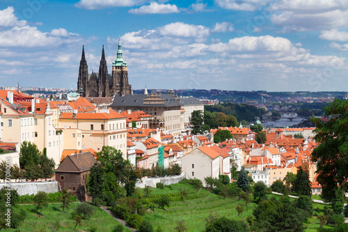 view of Prague from Hradcany district
