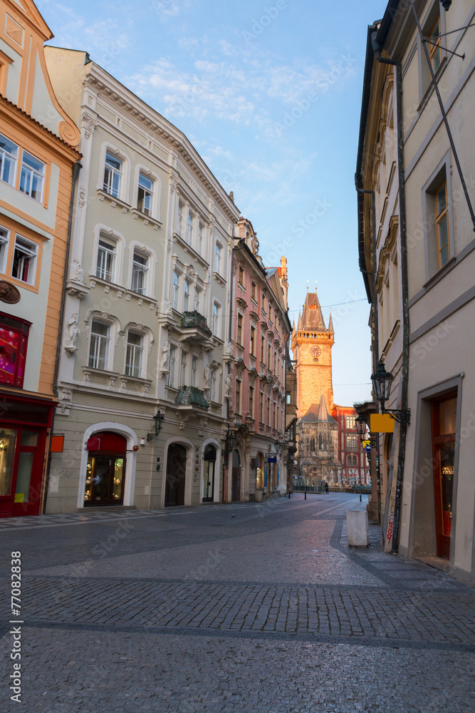 street in old town, Prague