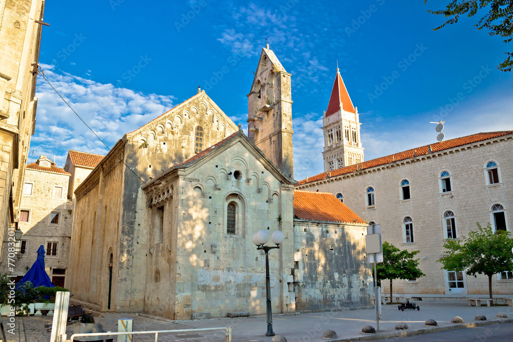 Historic UNESCO town of Trogir square