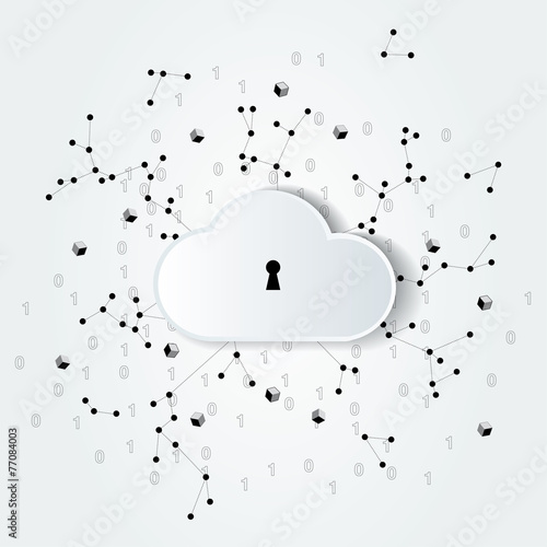 abstract internet security illustration
