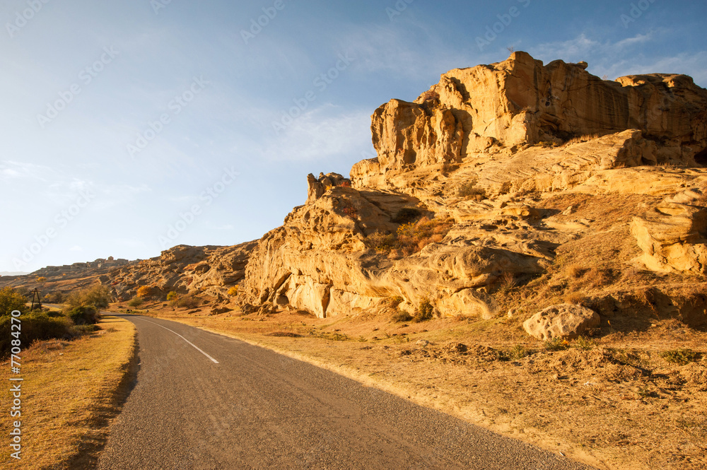 Road in the desert Road in the desert