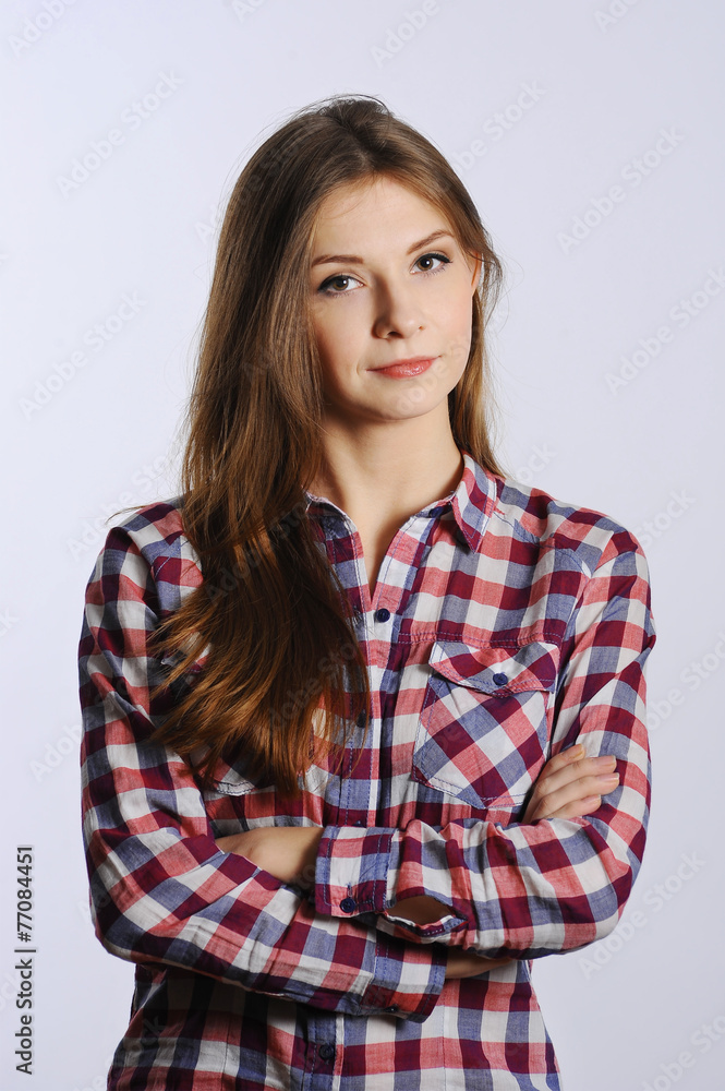 Beautiful young girl portrait Beautiful young girl portrait