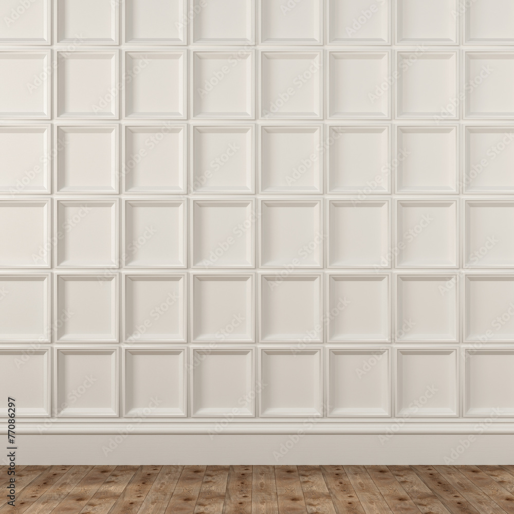 Background with decorative white wall Background with decorative white wall
