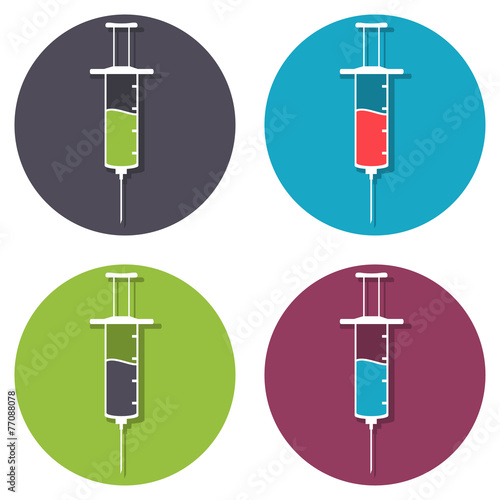 Syringe icons