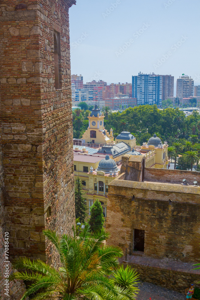 The Alcazaba of Malaga Century X in the Arab period in Malaga Sp
