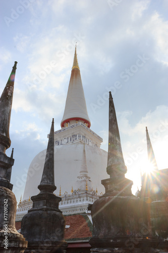 Phra Baromathat Chedi in Nakorn Sri Thammarat photo