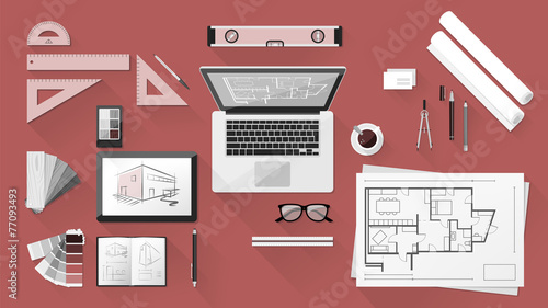 Architect desk