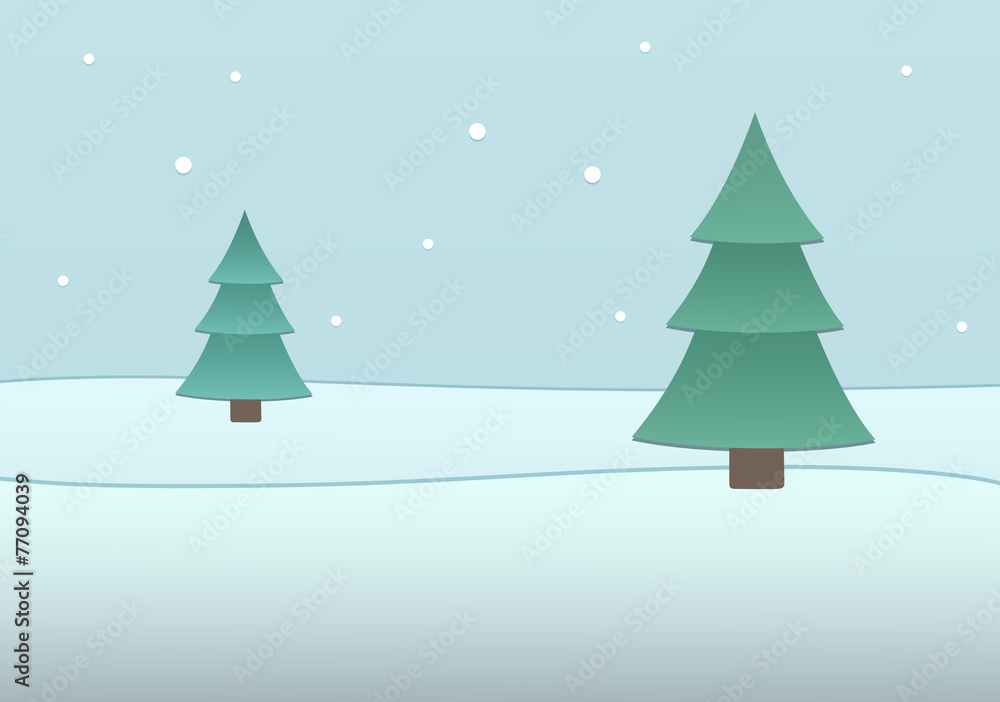 fir-tree background