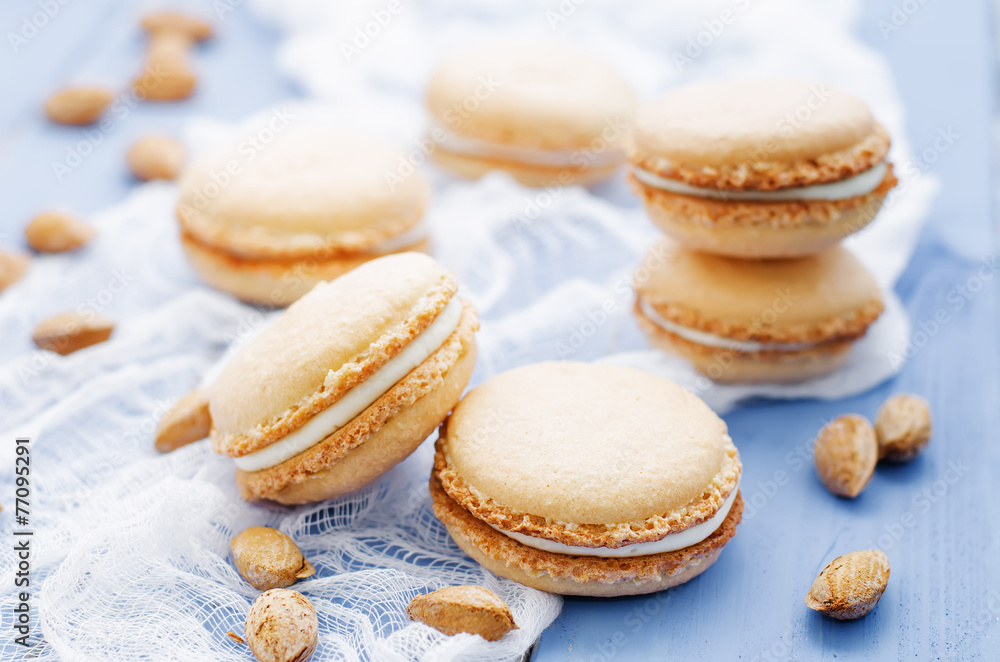 macaron with cream cheese macaron with cream cheese