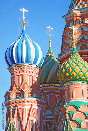 Photography St. Basil Cathedral, Red Square, Moscow, Russia.