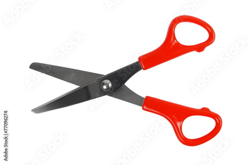 Open scissors